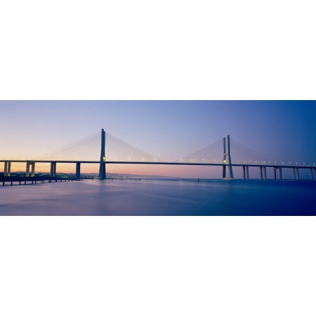 Vasco da Gama-Brücke Lissabon am Abend, Markus Bollen