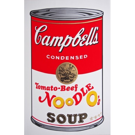 Campbell´s Soup Cans (tomato-beef Noodles O´s) , Andy Warhol