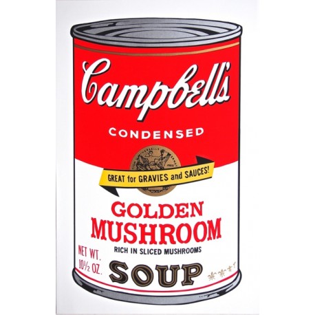Campbell´s Soup Cans (golden mushroom) , Andy Warhol