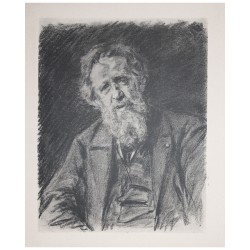Portrait Constantin Meunier, ca. 1895, Max Liebermann