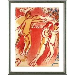 Marc Chagall, Adam und Eva – Vertreibung aus dem Paradies, 1960