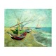 Fischerboote am Strand von Saintes-Maries-de-la-Mer, Vincent van Gogh