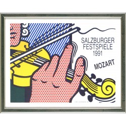 Roy Lichtenstein, Mozart - Salzburger Festspiele, 1991