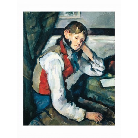 Der Junge mit der roten Weste, Paul Cézanne