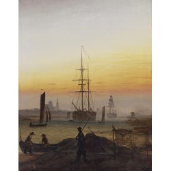 Der Greifswalder Hafen, Caspar David Friedrich