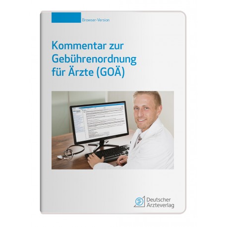 Kommentar zur Gebührenordnung für Ärzte (GOÄ) auf CD-ROM