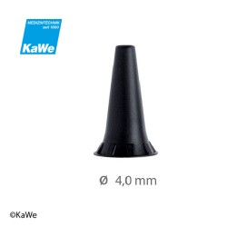 KaWe - Dauer-Ohrtrichter schwarz, Ø 4,0 mm (10 Stk.)