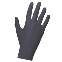 UNIGLOVES - Black Pearl Nitril U.-Handschuhe, unsteril, puderfrei (100 Stk.)