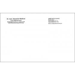Briefbogen DIN A5, einseitig bedruckt, Layout 1
