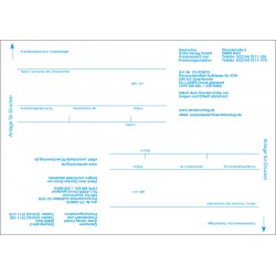 Personalienfeldetiketten für die eGK (2 je Blatt)