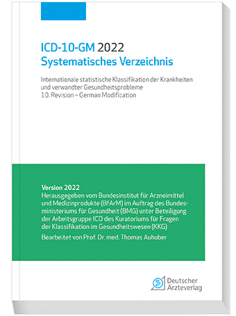 ICD-10-GM Systematisches Verzeichnis 2022